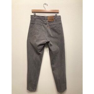 Vintage Levi's Grey Jeans Orange tab tapered leg